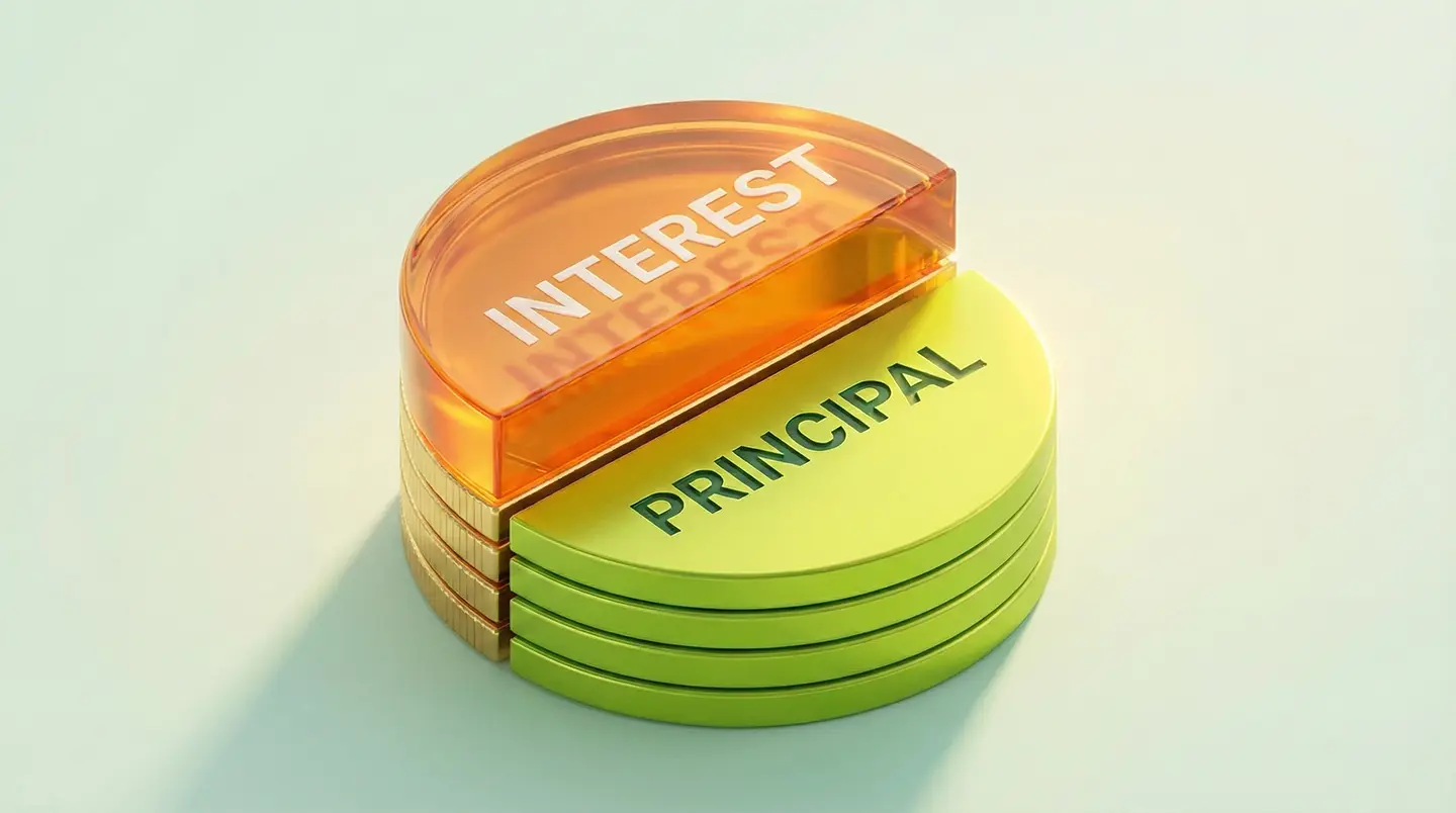How mortgage payments split between interest and principal over time